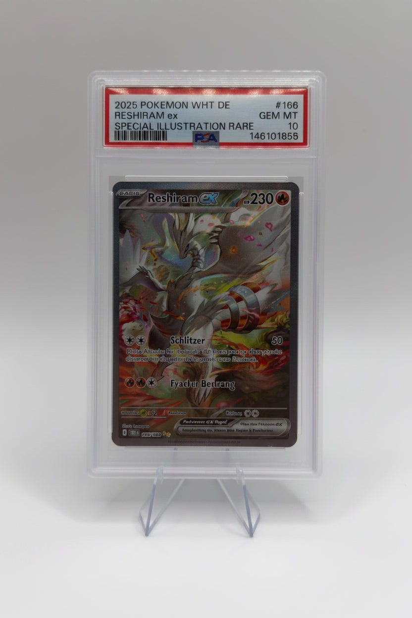 Reshiram ex WHT #166 - PSA 10